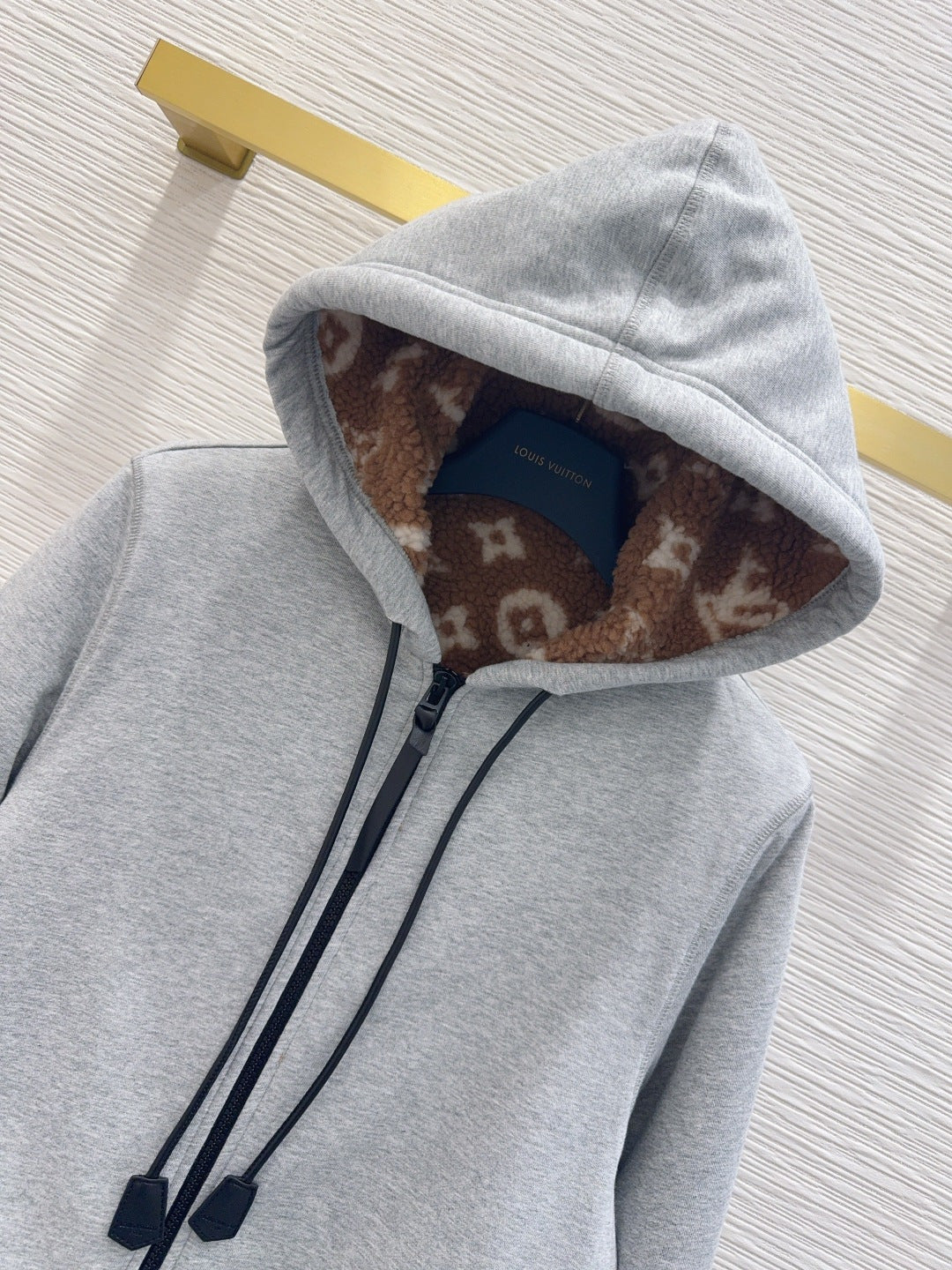 Kapuzenpullover mit Reißverschluss und Fleecefutter