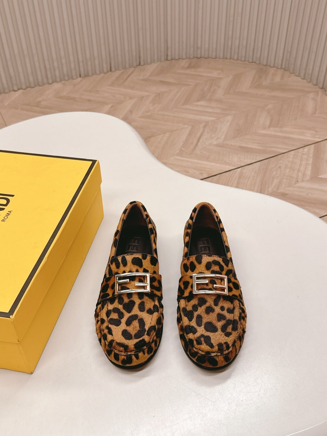 CLASSIC BUCKLE LOAFERS WITH ANIMAL PRINT OPTION