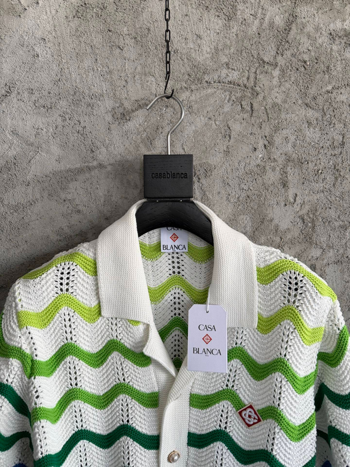WAVE KNIT SHORT-SLEEVE SHIRT & SHORTS SET