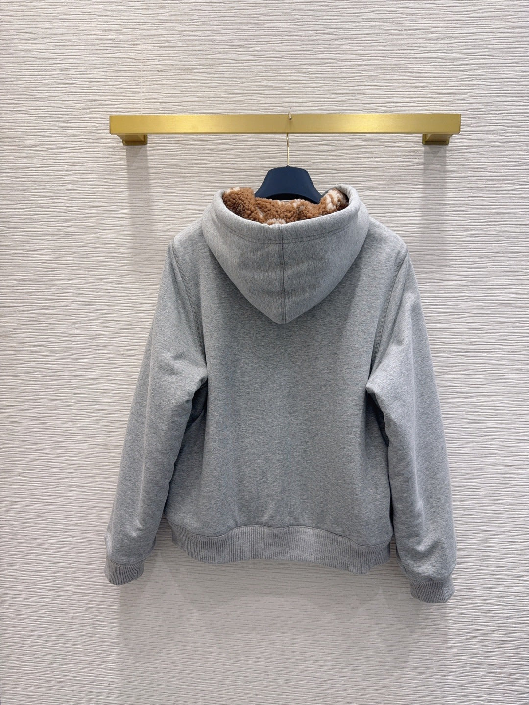 Kapuzenpullover mit Reißverschluss und Fleecefutter