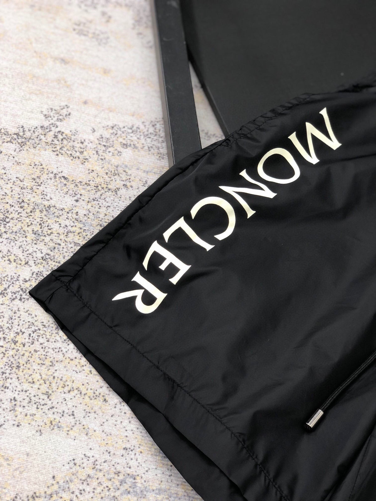 SPORT LOGO SWIM SHORTS – BLACK
