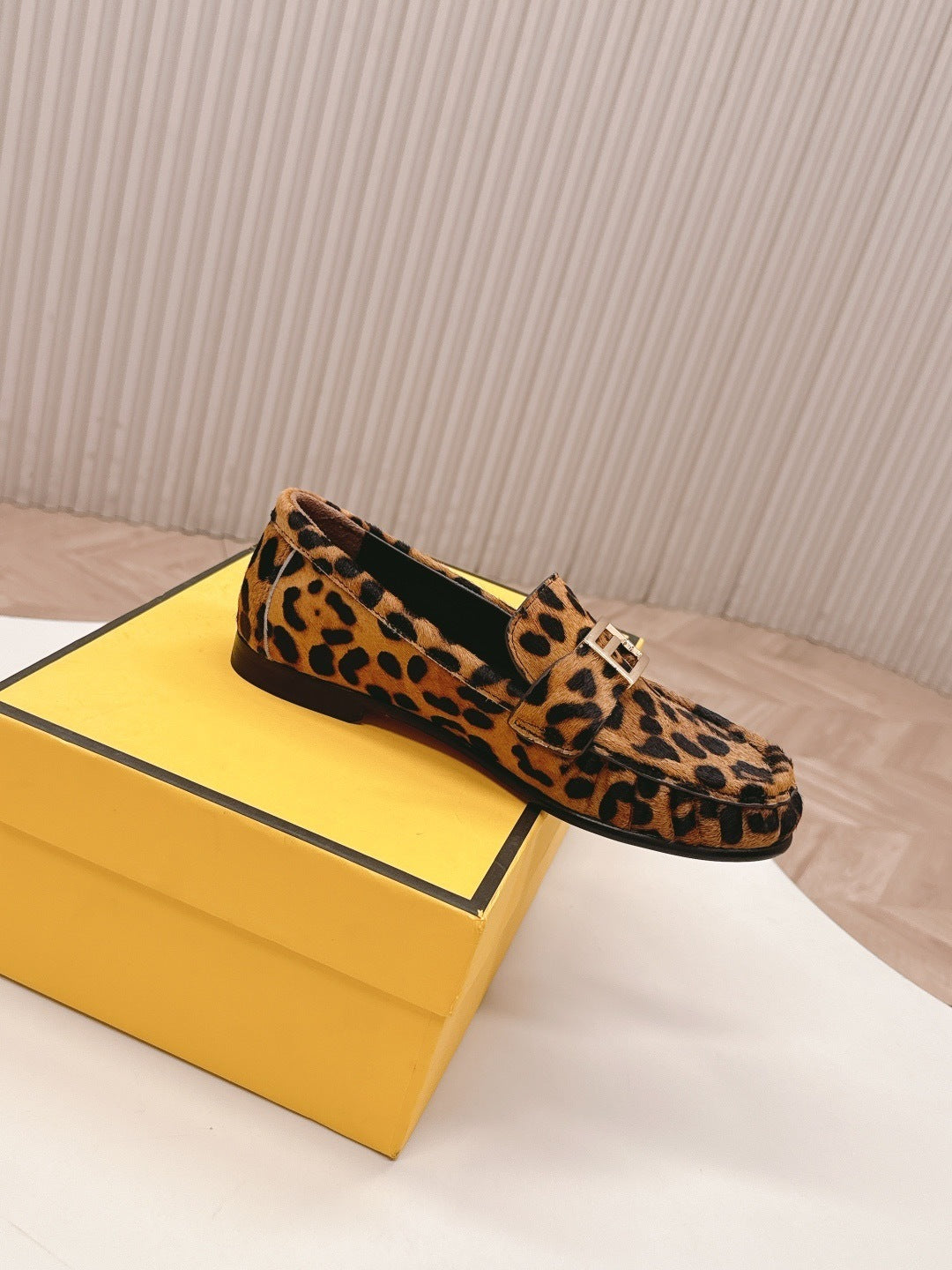 CLASSIC BUCKLE LOAFERS WITH ANIMAL PRINT OPTION