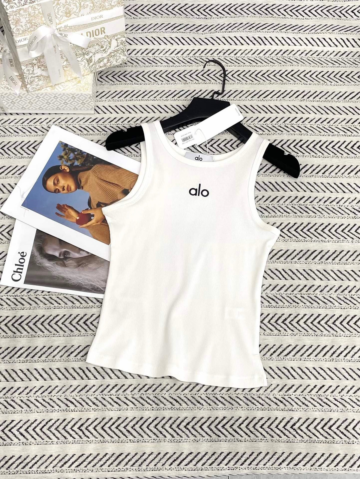 RIBBED LOGO TOP