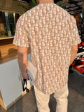 MONOGRAM TEXTURED KNIT T-SHIRT