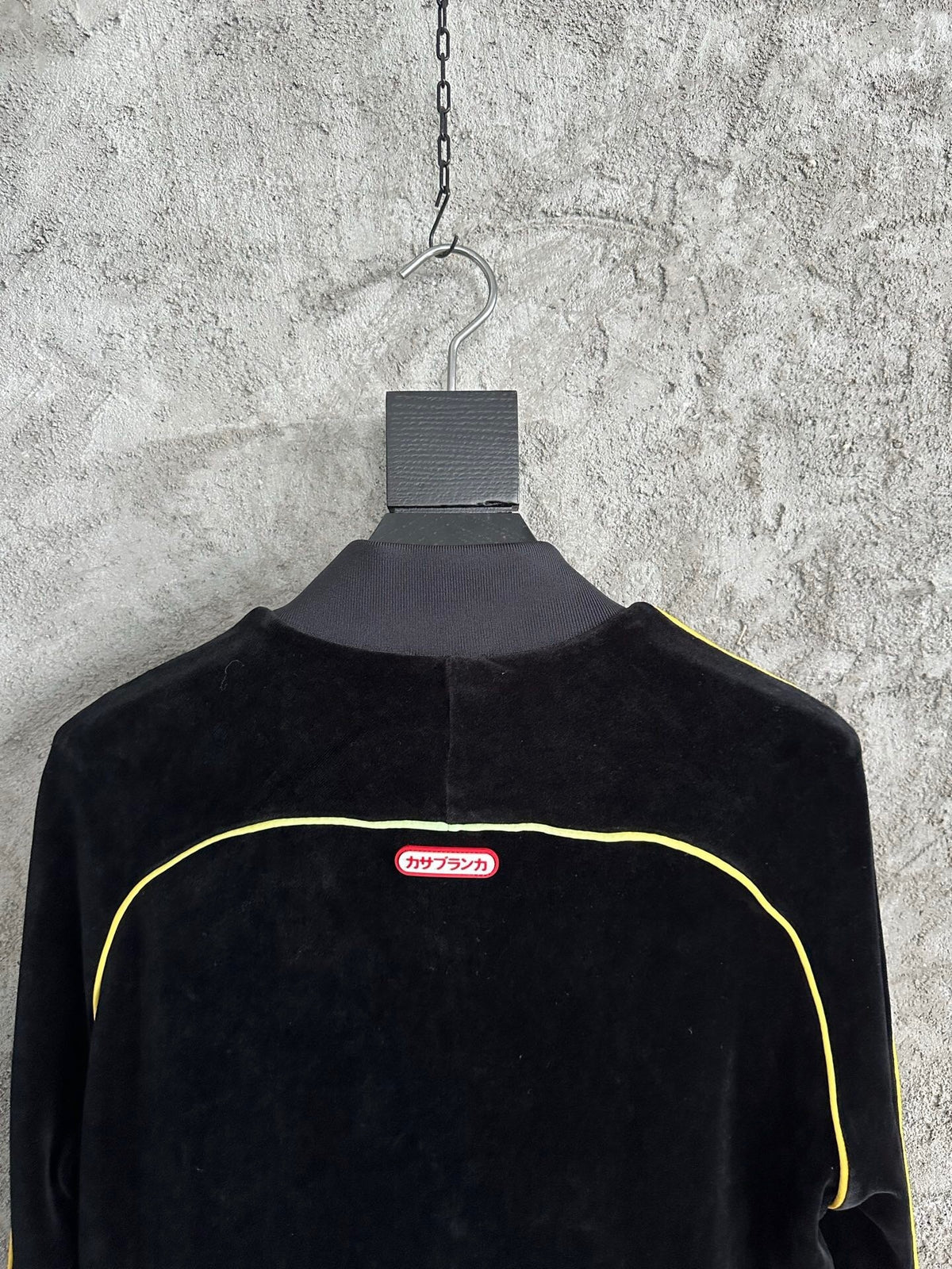 VELVET ZIP-UP TRACK JACKET