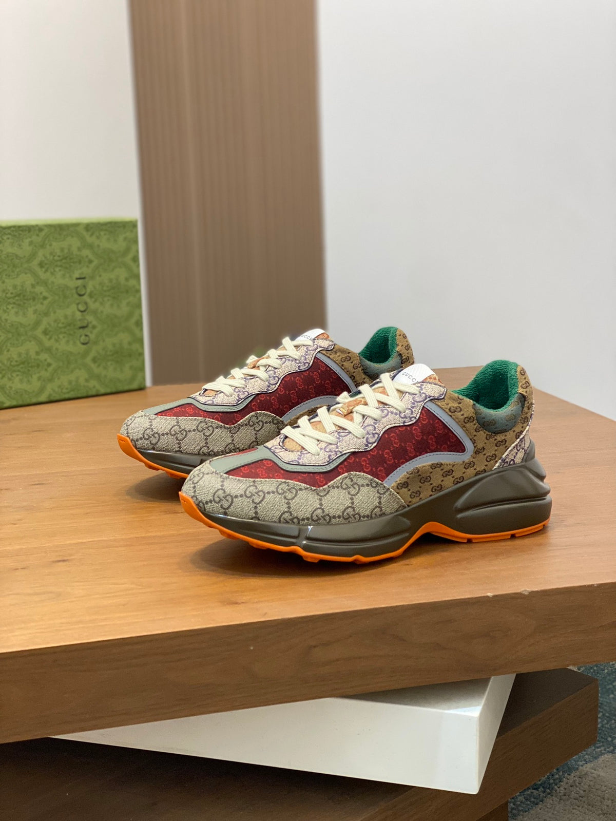 MULTICOLOR MONOGRAM CHUNKY SNEAKERS